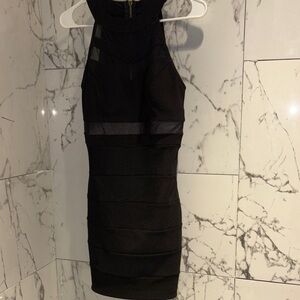 Elegant Black Sleeveless Dress